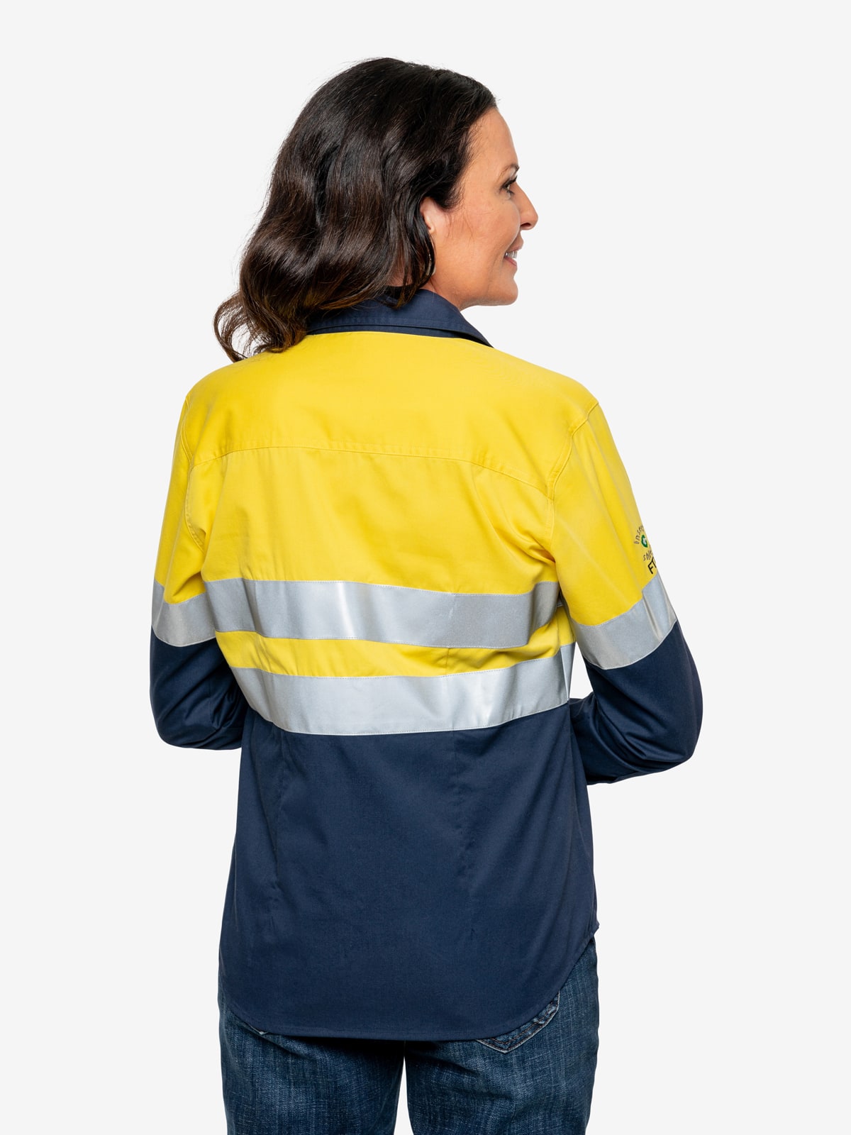 Insect Shield Women's Two-Tone Work Shirt with Hi-Vis