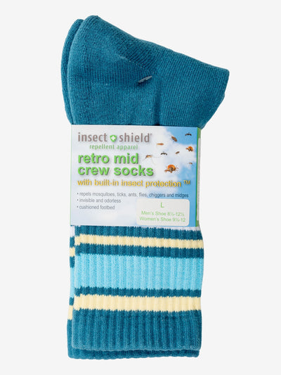 Insect Shield Retro Mid Crew Socks