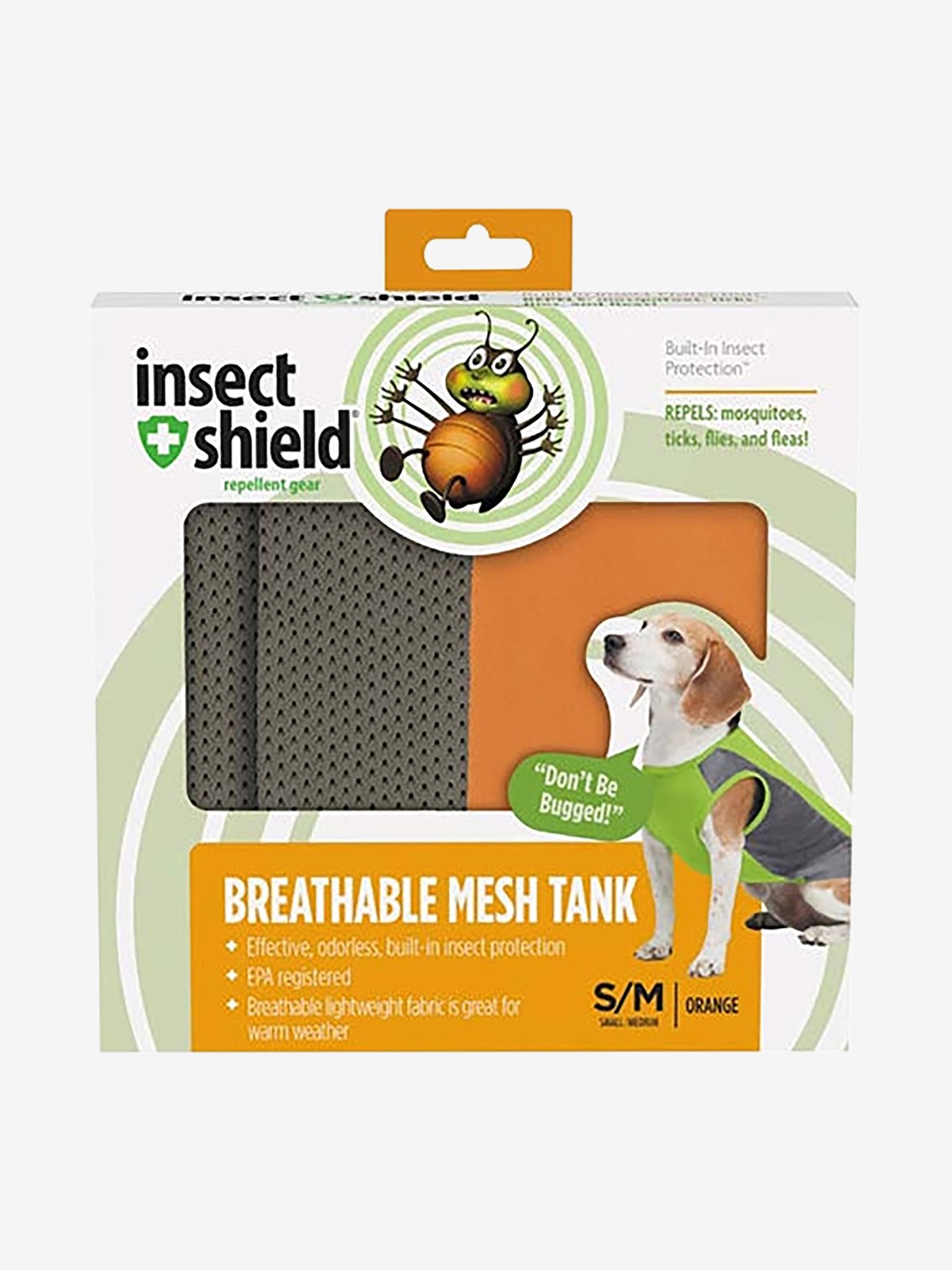 Insect Repellent Breathable Mesh Dog Tank Insect Shield