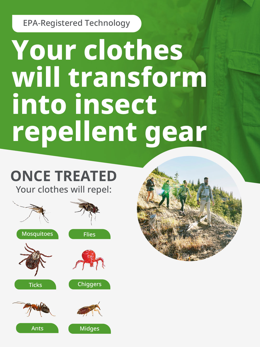 Insect Shield Your Clothes – Per Piece